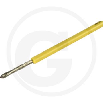 Elektrokabel 0,75mm² Geel 1-aderig Siliconen