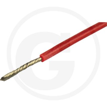 Elektrokabel 0,75mm² Rood Siliconen 1-aderig