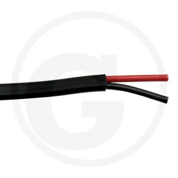 VPE 50 kabel 2x0,5mm² rood/zwart 50m