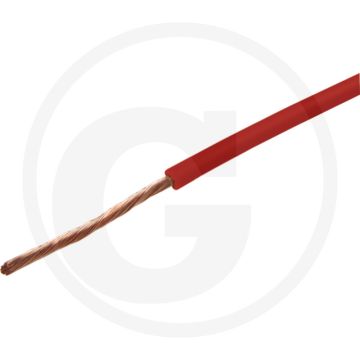 Elektrokabel 2,5mm² Rood PVC 1-aderig FLY DIN6722