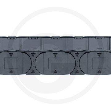 IGUS Kabel- / slanggeleiding R4.42 Volledig gesloten 200x42mm Buigradius 150mm