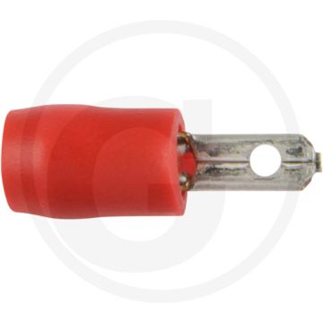 Vlakstekker 2,8 mm rood voor kabels 0,5-1,0 mm²