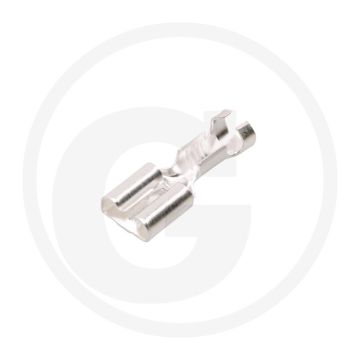 HELLA Vlakstekker 6,3x0,8 mm met vergrendeling vertind