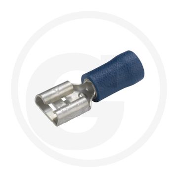 HELLA Vlakstekkers met huls 6,3x0,8mm Blauw 1,5-2,5mm² Gedeeltelijk geïsoleerd