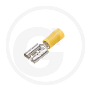 HELLA Vlakstekkerhulzen 4.0-6.0mm² Gedeeltelijk geïsoleerd Oranje