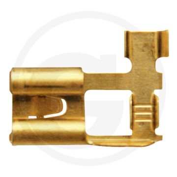 VE100 bladcontactdoos messing 1,5-2,5 mm² 8x0,8 mm