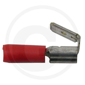 Verdeelstekkers 6,3 mm rood geïsoleerd 0,5-1,0 mm²