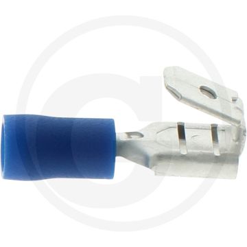 Verdeelstekkers 6,3 mm blauw geïsoleerd 1,5-2,5 mm²