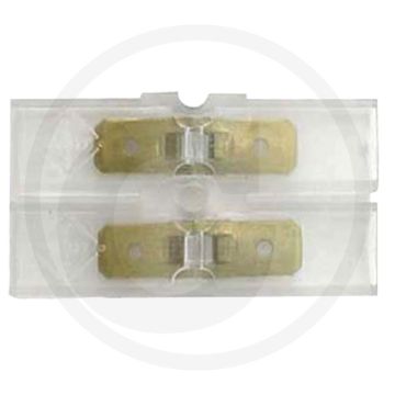 Verdeelstekkers 2-polig Flachstecker 6,3 mm