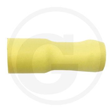 Rondstekkerhulzen (geel, Ø: 5 mm, voor kabels van 4 - 6 mm²)