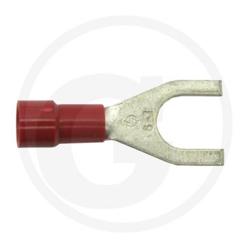 Oogkabelschoentjes Rood M6 voor kabels 0,5-1,0 mm²