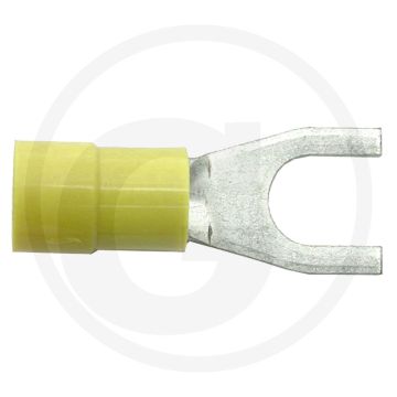 Oogkabelschoentjes Geel M6 voor kabels 4,0-6,0 mm²