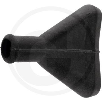 Beschermkap zwart PVC voor kabel-Ø 7 mm