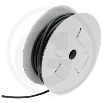 Krimpkous 6,4mm Ø zwart 2:1 dunwandig rol 5m