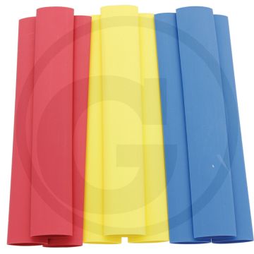 Krimpkous 12,5-6,4 mm 125 mm 2:1 9st Oranje/Rood/Blauw