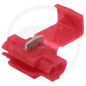Aftakverbinders (rood, voor kabels van 0,4 - 0,75 mm²)