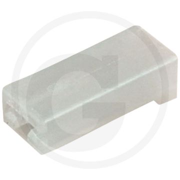 Stekkerhuis 1-polig 6,3 mm vlakstekker PA -40°C tot +105°C