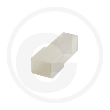 Stekkerhuis 1-polig vlakstekker 6,3 mm
