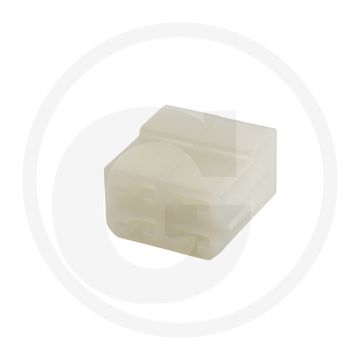 Stekkerhuis 4-polig 6,3 mm vlakstekkerhulzen