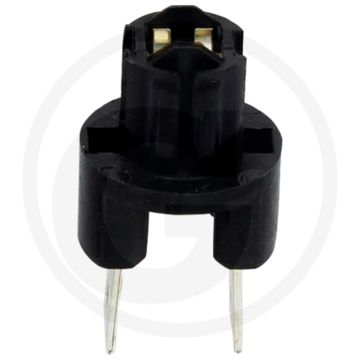 Fitting 2-polig kunststof Ø9,5 mm T5/W1,2W