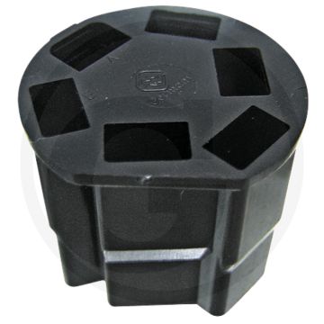 Stekkerhuis 6-polig 6,3 mm vlakstekker