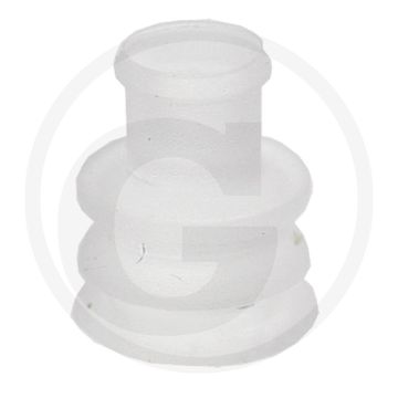 Herth & Buss VE50 Afdichtings-/beschermingsplug MVQ siliconen, blinde plug transparant, 1.0-2.5mm²