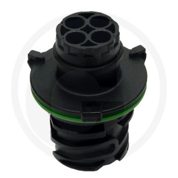 Stekkerhuis 3-polig 2,5 mm IP69K tot 48V DIN 72585