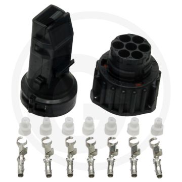 Aansluitstekker 7-polig IP69K tot 48V AMP connector