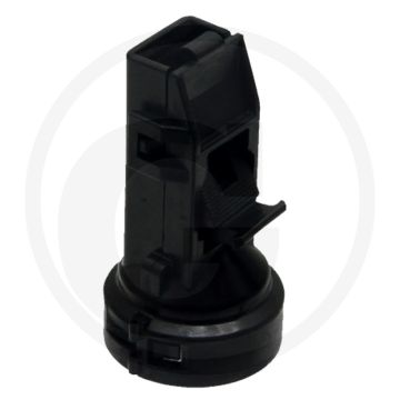 Schroefaansluiting 180° recht, waterdicht AMP rondestekker connector