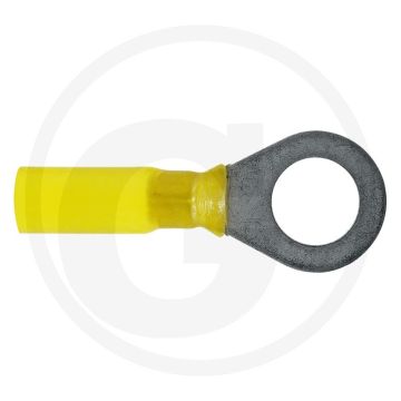 VE25 Krimpconnector, 10 mm, 3-6 mm² Geel Gedeeltelijk geïsoleerd DIN 46234