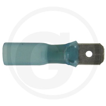 Vlakstekker 6,3 mm Blauw 1,5-2,5 mm²