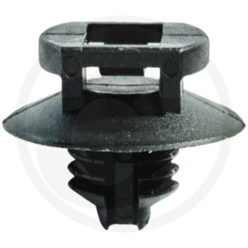 VPE100 Kabelhalter mit Lamellenfuß Schwarz Polyamid UV-beständig