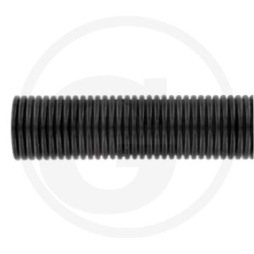 VPE25m Wellrohr geschlossen NW 29mm PE Schwarz IP68 UV-beständig