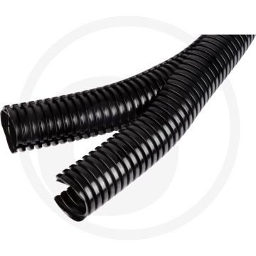 Flexibele buis Zwart Polyamide 6 Ø31,3mm 50m Tweedelig UV-bestendig