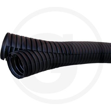VPE25m Wellrohr teilbar NW 37mm Schwarz PA6 UV-beständig IP54