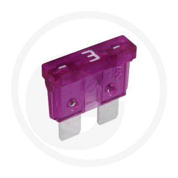 Steekzekeringen, standaard (32 volt maximaal / 3 A | paars | VPE 50)