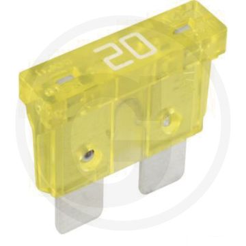Steekzekeringen, standaard (32 volt maximaal / 20 A | geel | VPE 1)