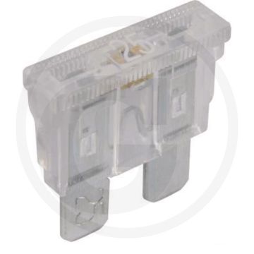 Steekzekeringen, standaard, met waarschu (32 volt maximaal / 25 A | wit | VPE 10)