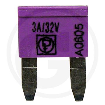 Steekzekeringen, Mini 32V 3A Paars VPE50
