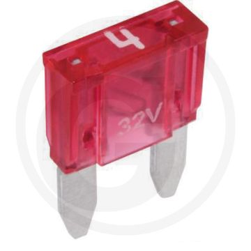 Steekzekeringen, Mini (32 volt maximaal / 4 A | roze | VPE 5)