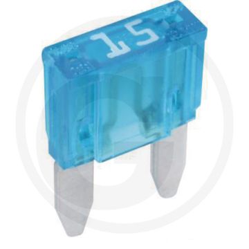 Steekzekeringen, Mini (32 volt maximaal / 15 A | blauw | VPE 1)