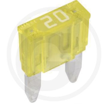 Steekzekeringen, Mini (32 volt maximaal / 20 A | geel | VPE 1)