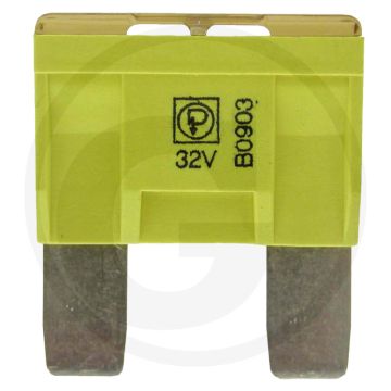 Steekzekeringen, Maxi (32 volt maximaal / 20 A | geel | VPE 10)