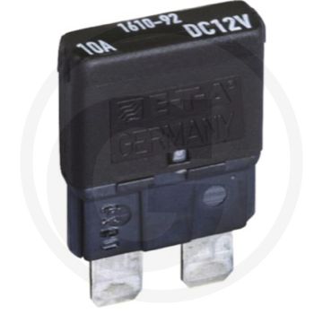 Automatische zekering, standaard (12 volt maximaal / 10 A | zwart | reset zichzelf)