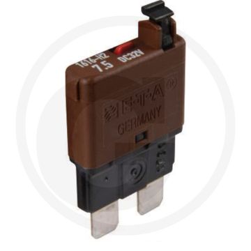 Automatische zekering, standaard (32 volt maximaal / 7,5 A | bruin | handmatig)