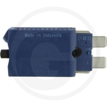 Automatische zekering, standaard (48 volt maximaal / 15 A | blauw | handmatig)