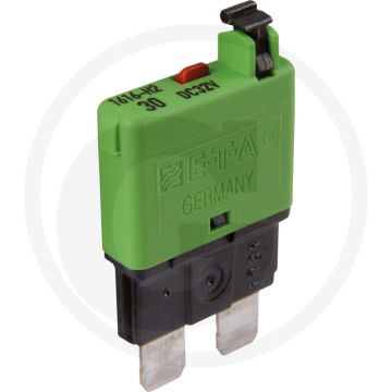 Automatische zekering, standaard (32 volt maximaal / 30 A | groen | handmatig)