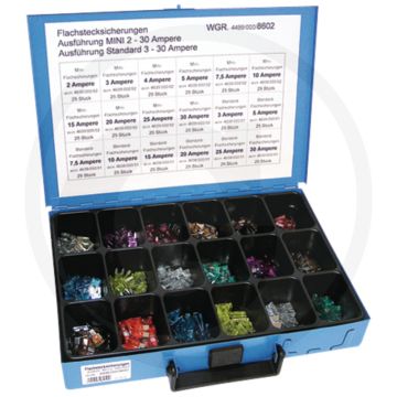 Assortiment steekzekeringen 5A-30A