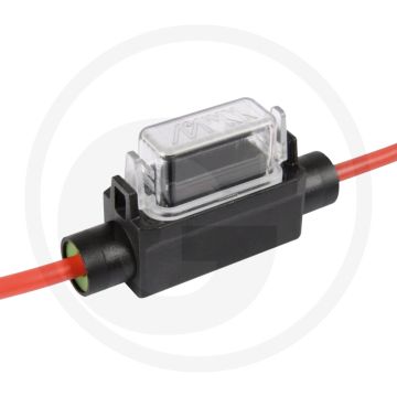 Zekeringhouder mini 30A 32V met aansluitkabel voor mini-steekzekeringen