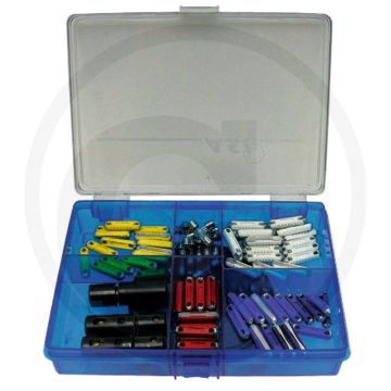 Assortiment zekeringen 78-delig DIN 72581/1